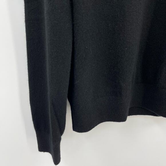ÉTERNE | NWT Clive Relaxed Cashmere V-Neck Sweater in Black XS/S - Picture 11 of 12